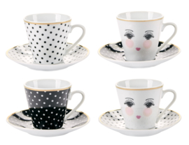 Set Espressokop & Schotels Eyes & Dots - Miss Étoile