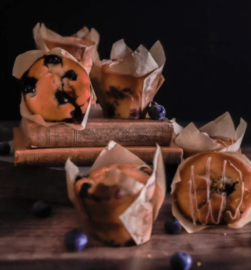 36 Tulp Kraft Muffin Bakvormpjes