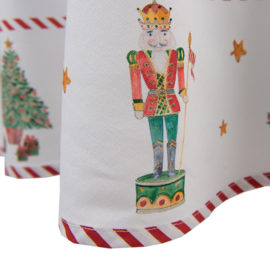 Rond Tafelkleed Happy Little Christmas - Clayre & Eef