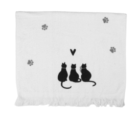 Gastendoekje Katten Clayre & Eef