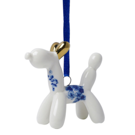 Ornament Ballonhond Heinen Delfts Blauw