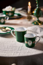 Mok S Dark Green Love Birds Pip Studio