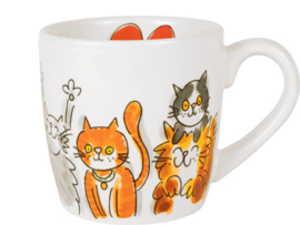 Mok Cappuccino Cats Mix Blond Amsterdam