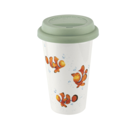 Travel Mug Clown Fish - Wrendale Designs