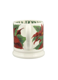 1/2 Pt Mug Poinsettia Emma Bridgewater