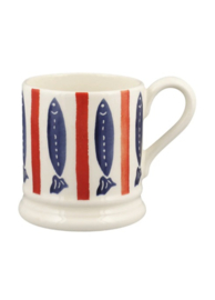 1/2 Pt Seafood Stripe Emma Bridgewater