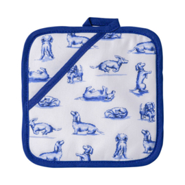 Pannenlap Teckel Nhaan Heinen Delfts Blauw