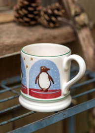 1/2 Pt Mok Penguin Snow Globe Emma Bridgewater