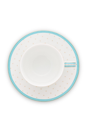 Espressokop & Schotel Dots Gold Jolie Pip Studio