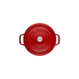Gietijzeren Braadpan Kersenrood 5,2 l. Staub