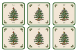 Onderzetters (6) - Pimpernel Christmas Tree