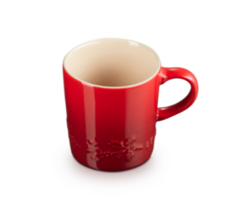 Koffiemok Holly Kersenrood Le Creuset