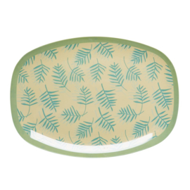 Melamine Bord Palm Leaves 30 cm. - Rice