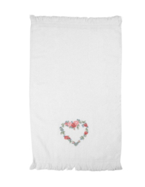 Gastendoekje Floral Heart Clayre & Eef