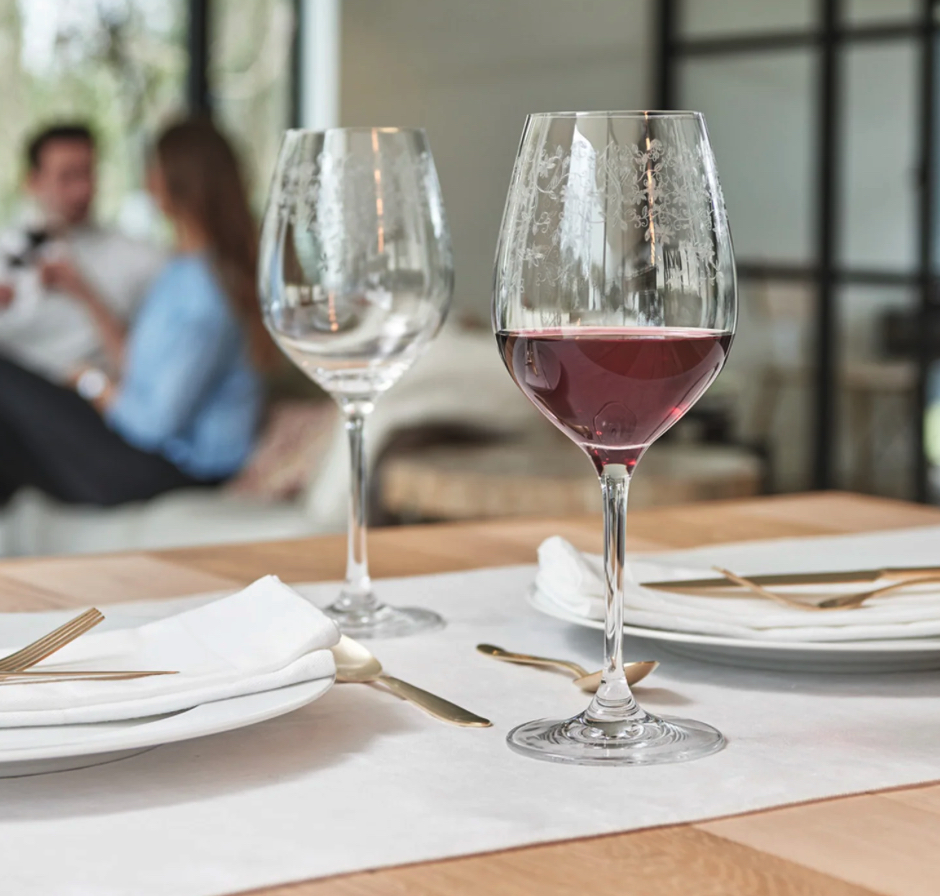 Rode Wijnglas Chateau Leonardo