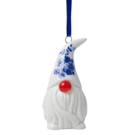 Kerstornament Kabouter Heinen Delfts Blauw