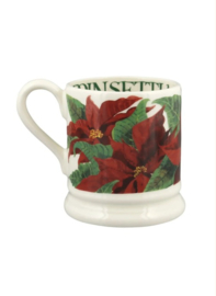 1/2 Pt Mug Poinsettia Emma Bridgewater