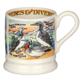 1/2 Pt Mug Divers & Grebes - Emma Bridgewater