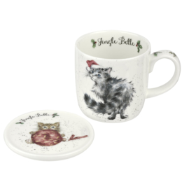 Mok & Onderzetter Jingle Belle - Wrendale Designs