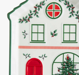 Serveerschotel Village Christmas Tree Spode