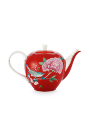 Theepot Red (750 ml.) - Pip Studio Blushing Birds