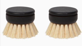 Afwasborstelkoppen Sisal Zwart