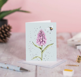 Kaartje The Marsh Orchid Wrendale Designs