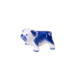 Miniatuur Bull Dog - Heinen Delfts Blauw