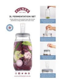 Fermenteer Set 3 liter Kilner