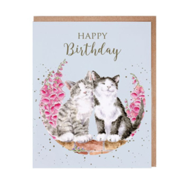 Verjaardagskaart Happy Purrthday - Wrendale Designs