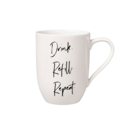 Mok Statement Drink. Refill. Repeat. - Villeroy & Boch