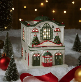 Decoratie Grand Theatre met LED Christmas Tree Spode