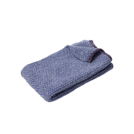 Gebreide Handdoek Blue/White/Purple - Hübsch