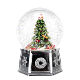 Sneeuwbol Christmas Tree met Muziek (18 cm.) - Spode Christmas Tree