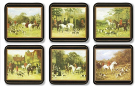 6 Onderzetters Tally Ho Pimpernel