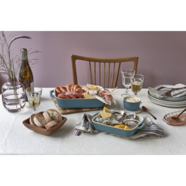 Ovenschaal 2,4 liter Antiek Turquoise Staub