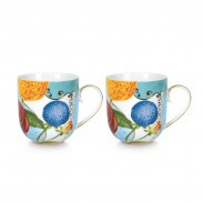 Cadeauset 2 Mokken Royal Flowers (260 ml.) - Pip Studio