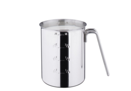 RVS Maatbeker 1 liter Weis