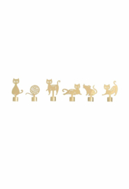 Glasmarkeerders Cat Family Pluto Design
