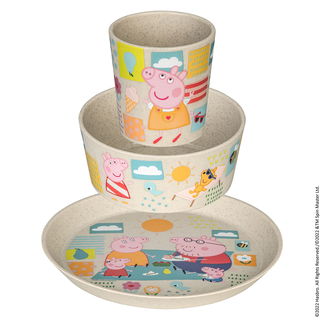 Kinderserviesset Connect Peppa Pig Koziol