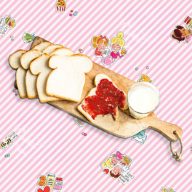 Tafelkleed Even Bijkletsen Blond Amsterdam