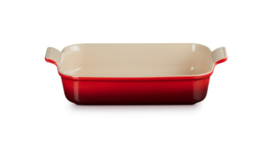 Rechthoekige Ovenschaal Kersenrood 4 liter Le Creuset
