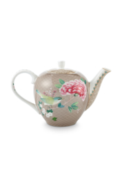 Theepot Khaki Blushing Birds M - Pip Studio
