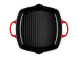 Hoge Grillplaat Kersenrood Le Creuset