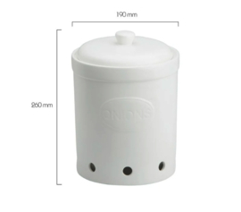 Uienpot Mat Wit