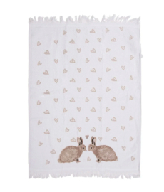Gastendoekje Bunnies in Love Clayre & Eef