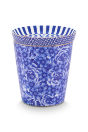 Beker & Theetip Royal Flower Blue - Pip Studio