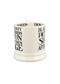 1/2 Pt Mok Black Toast Blackberry Emma Bridgewater