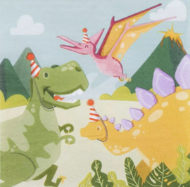 Servetten Dino Party