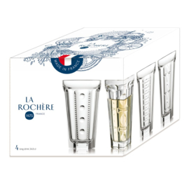 Set 4 Long Drinkglazen 'Saga' - La Rochère